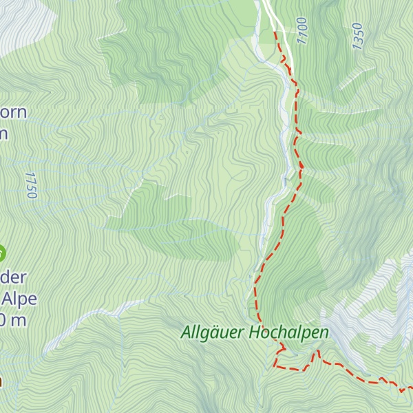 Map of Untermädelealpe
