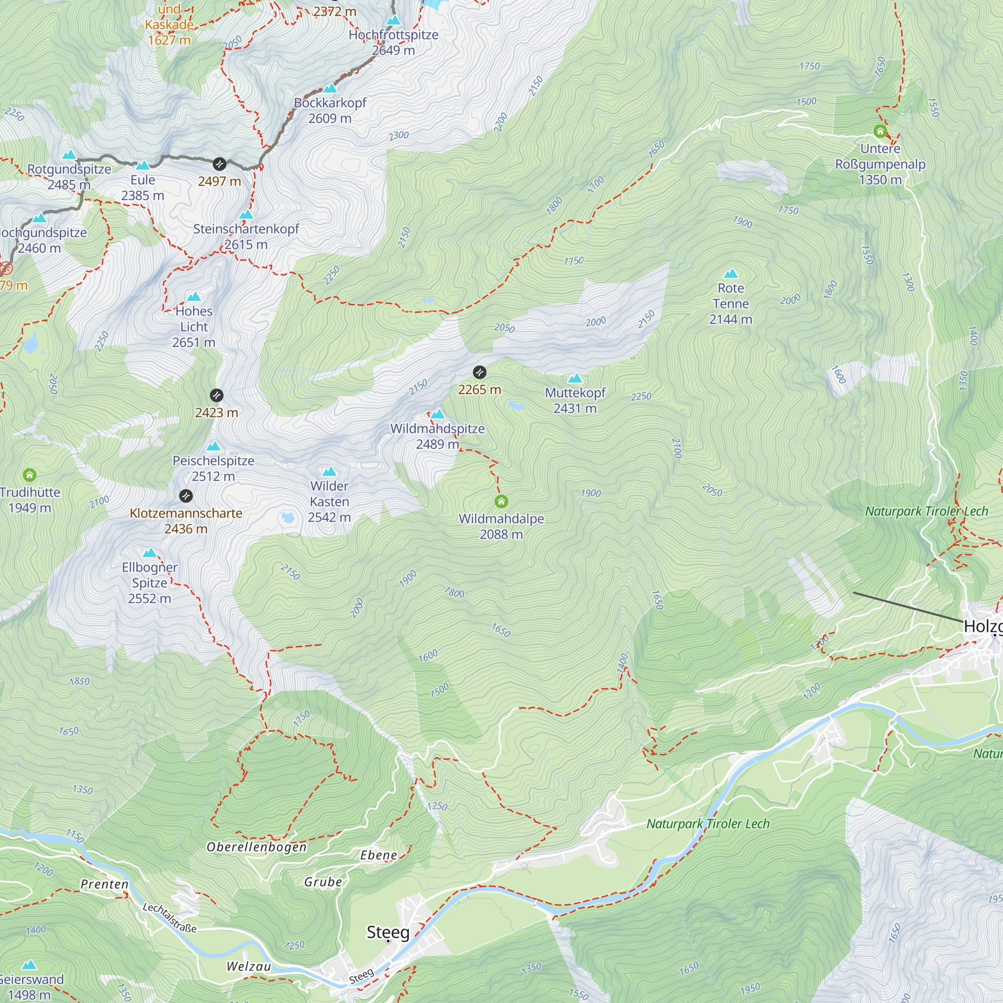 Wildmahdalpe map
