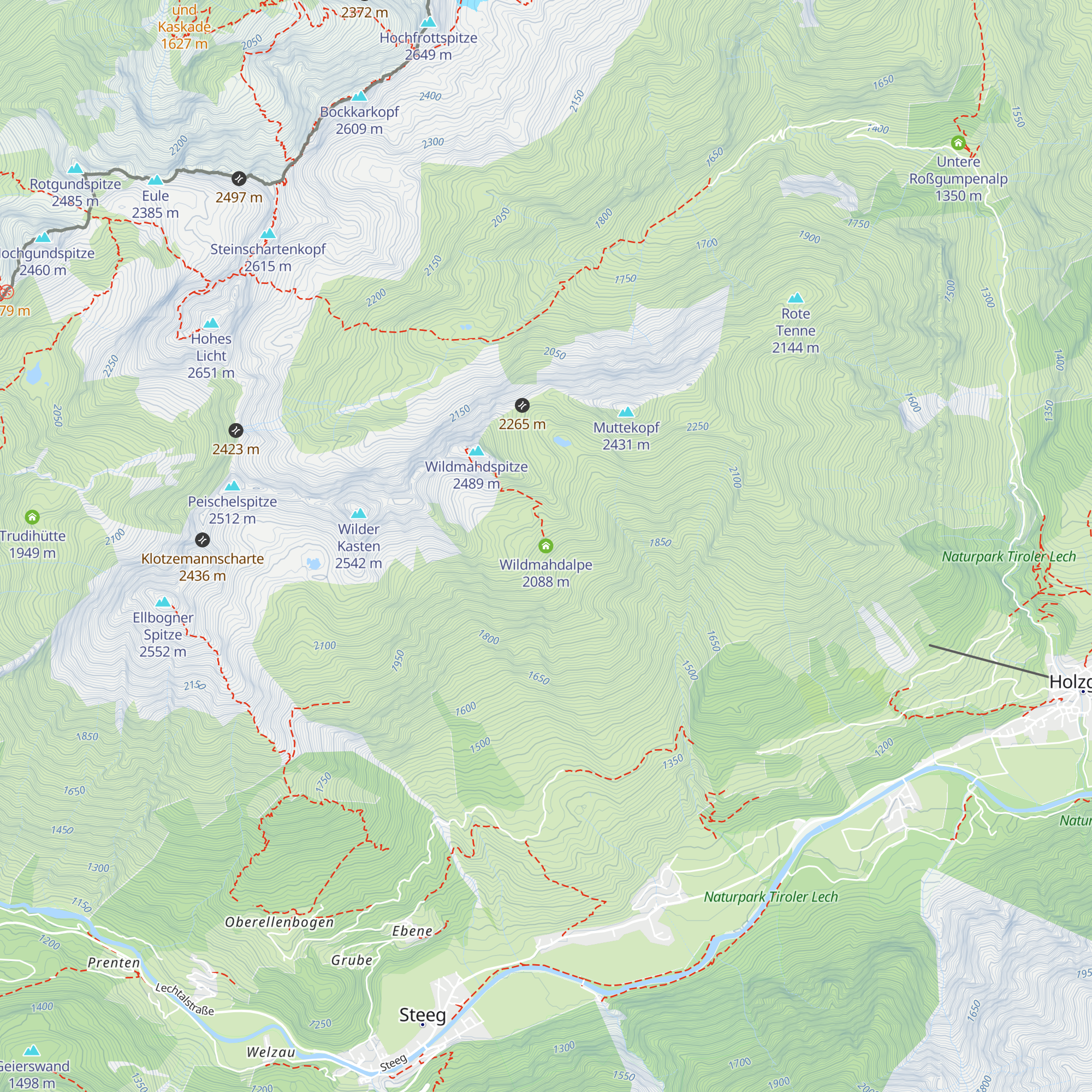 Wildmahdalpe map