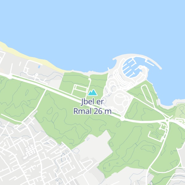 Map of Jbel er Rmal