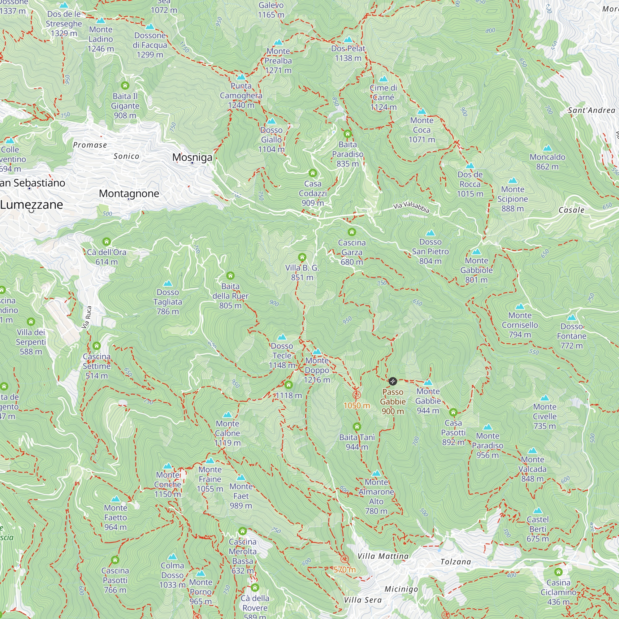 Casina Gatol map