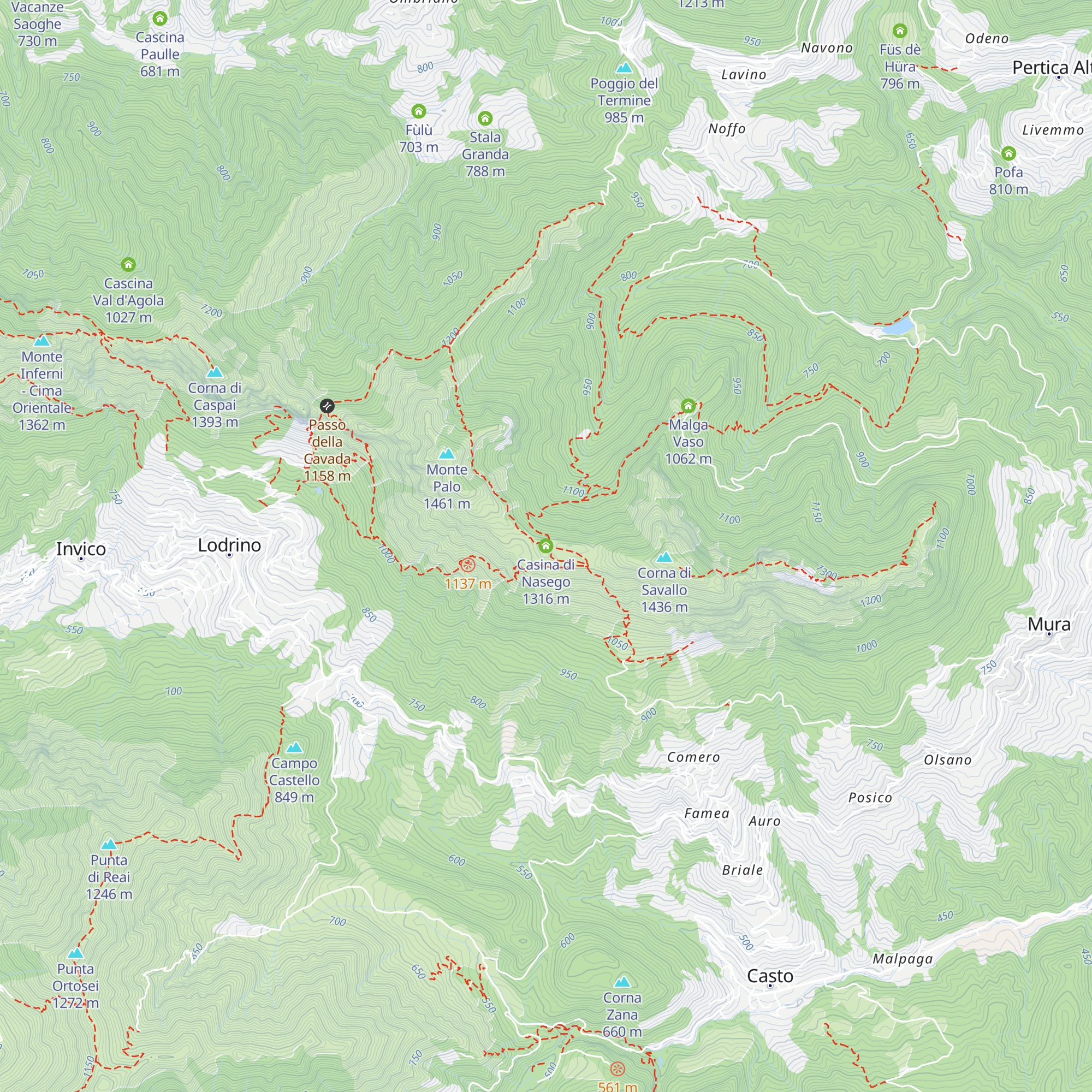 Casina di Nasego map