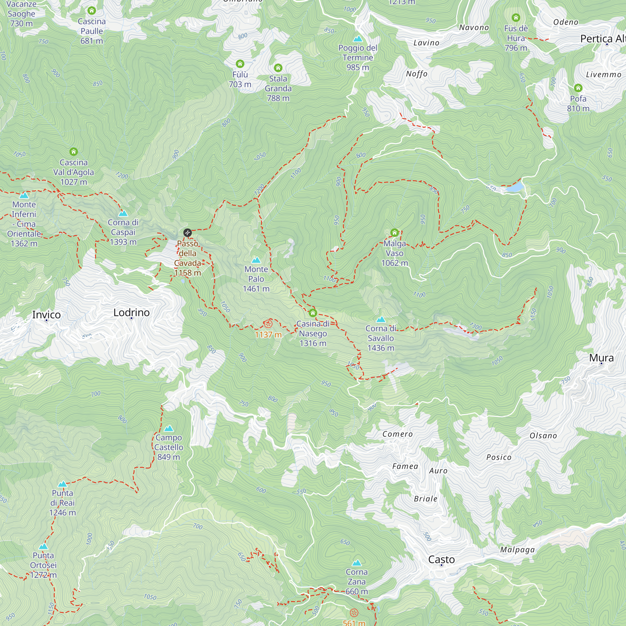 Casina di Nasego map