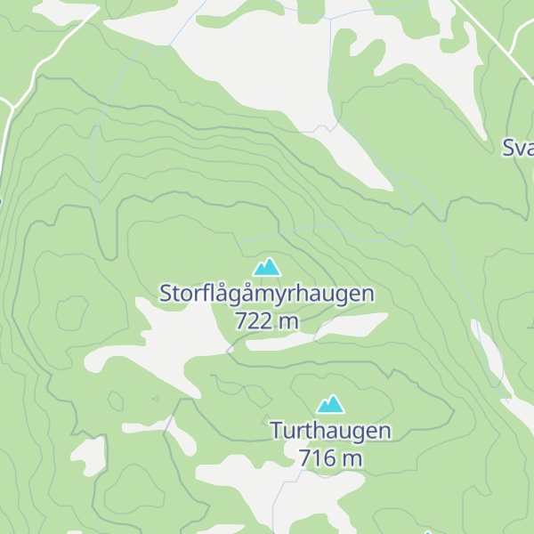 Map of Storflågåmyrhaugen
