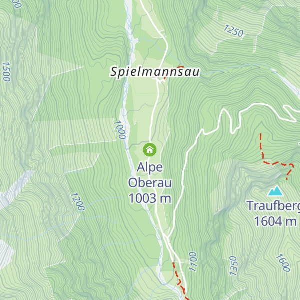 Map of Alpe Oberau