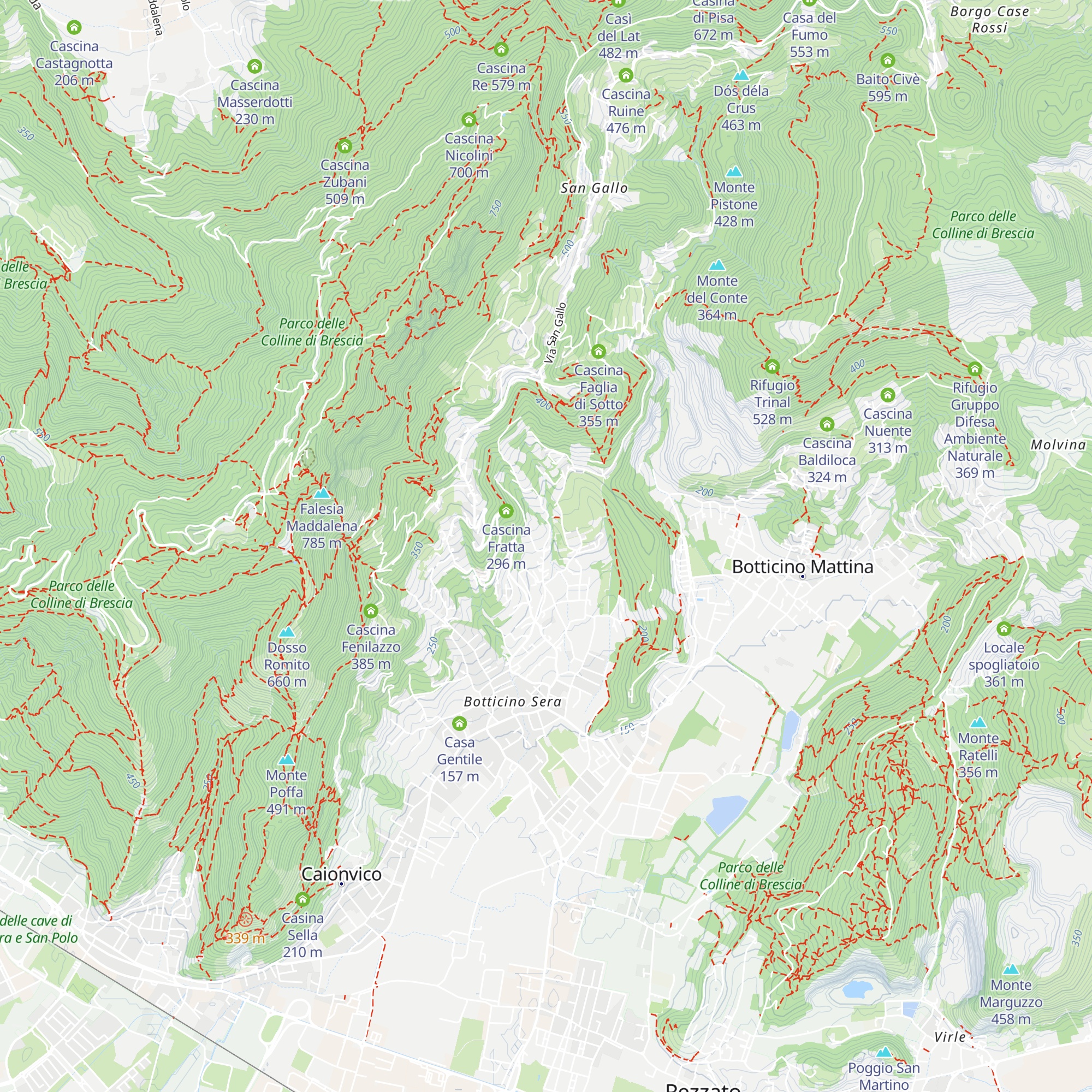 Cascina Quercia map