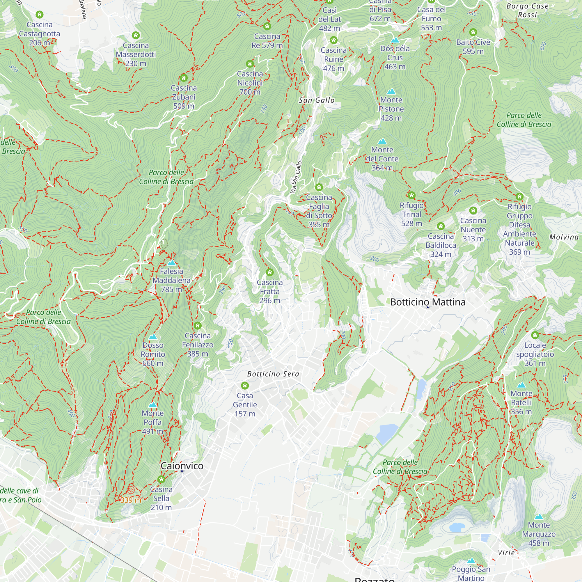 Cascina Quercia map