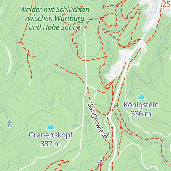 Map of Sängerwiesenhütte
