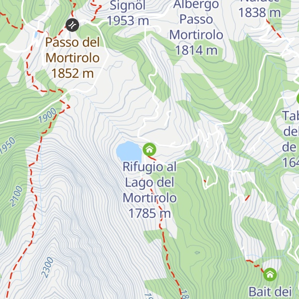 Map of Rifugio al Lago del Mortirolo
