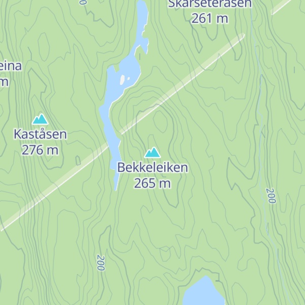 Map of Bekkeleiken