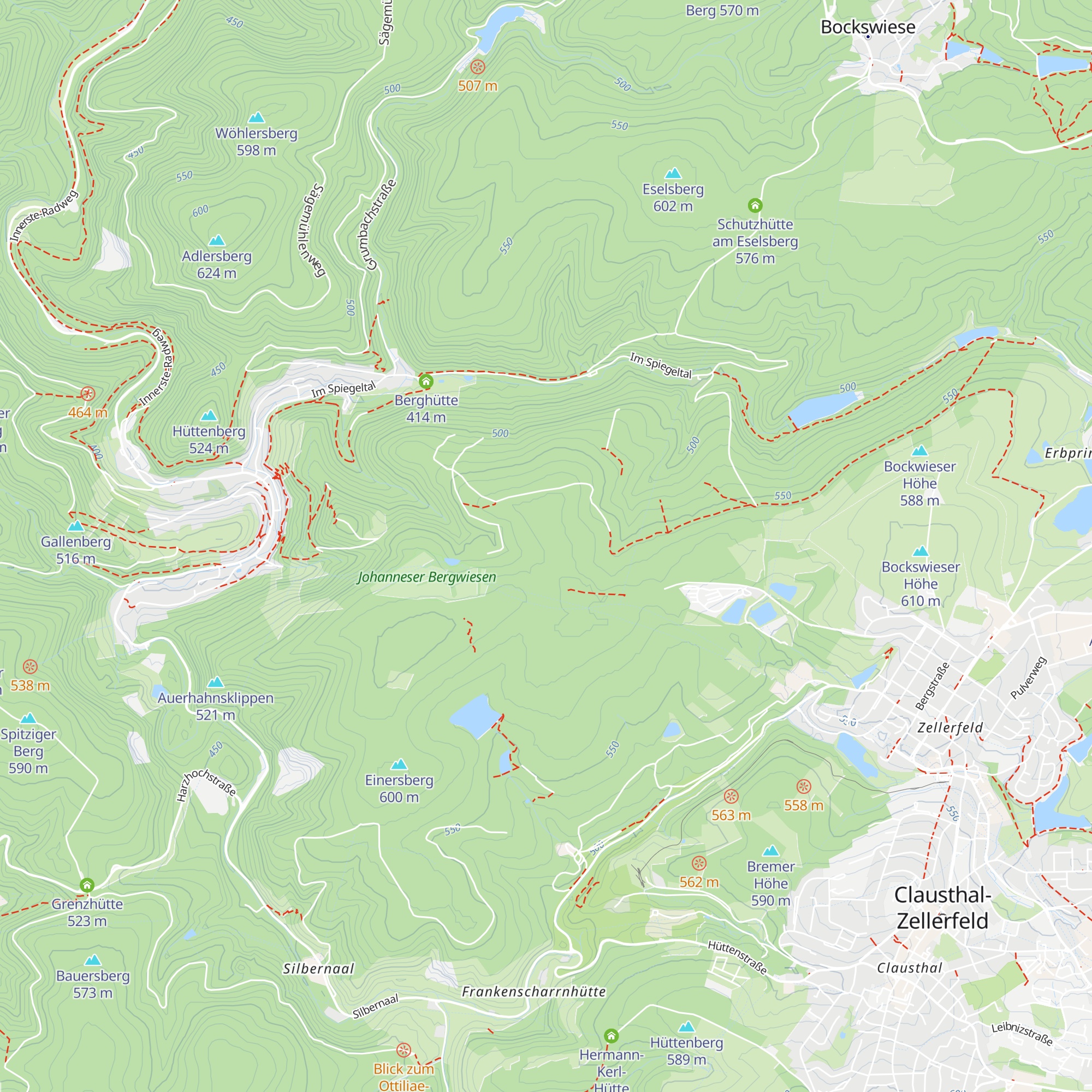Erichshütte map