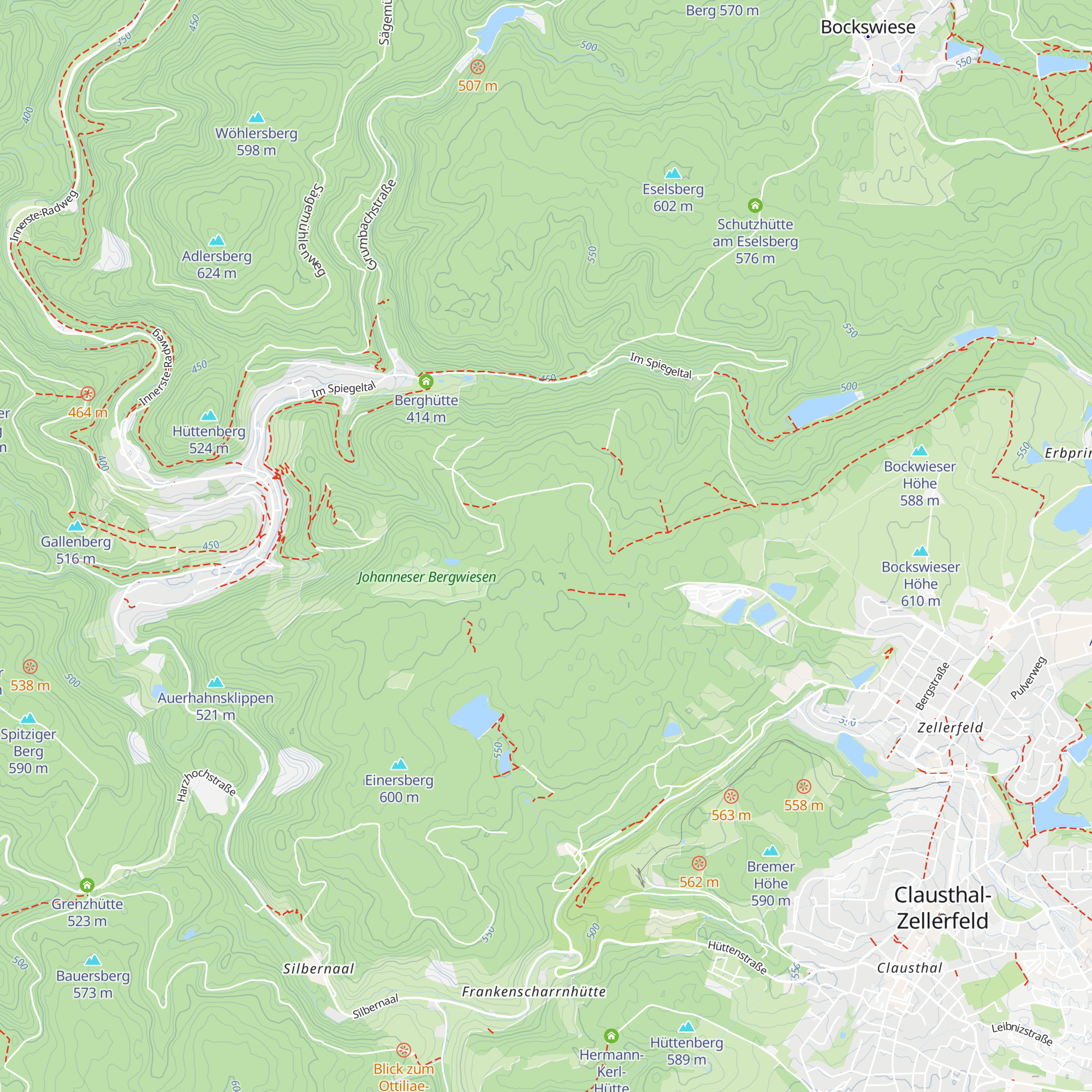 Erichshütte map