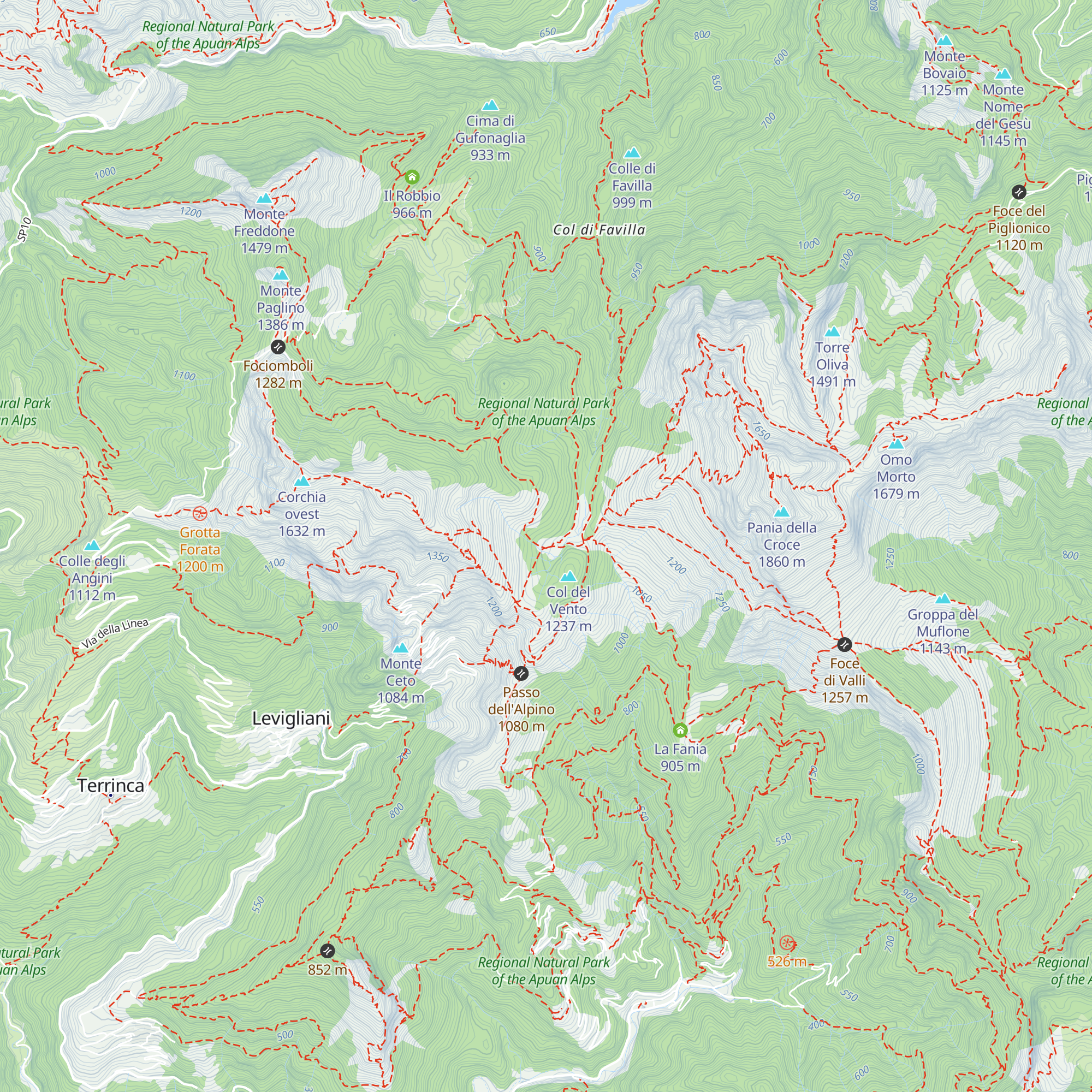 Giuseppe Del Freo map