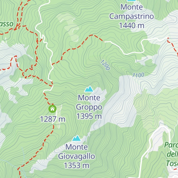 Map of Monte Groppo