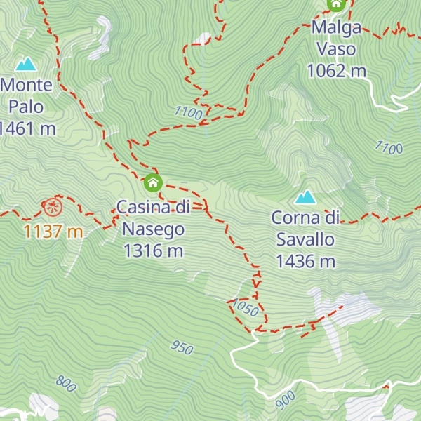Map of Rifugio Nasego
