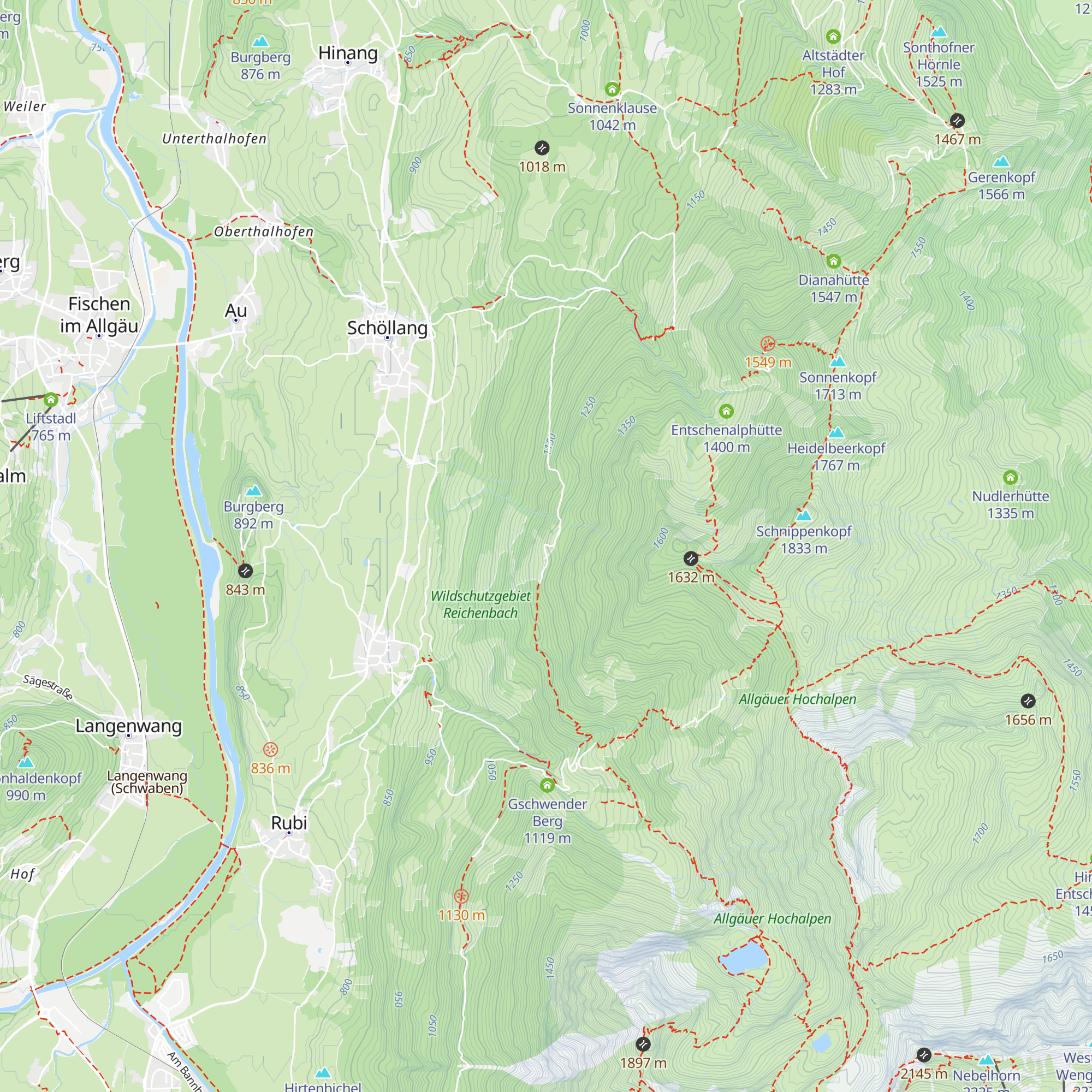 Hirtenhüttchen map