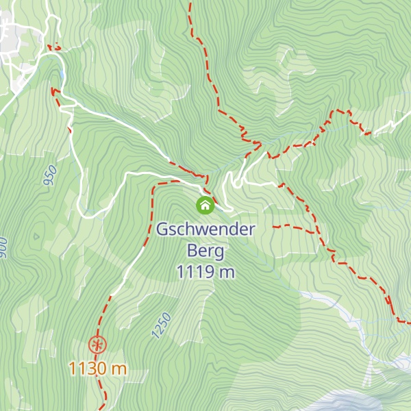 Map of Gschwender Berg