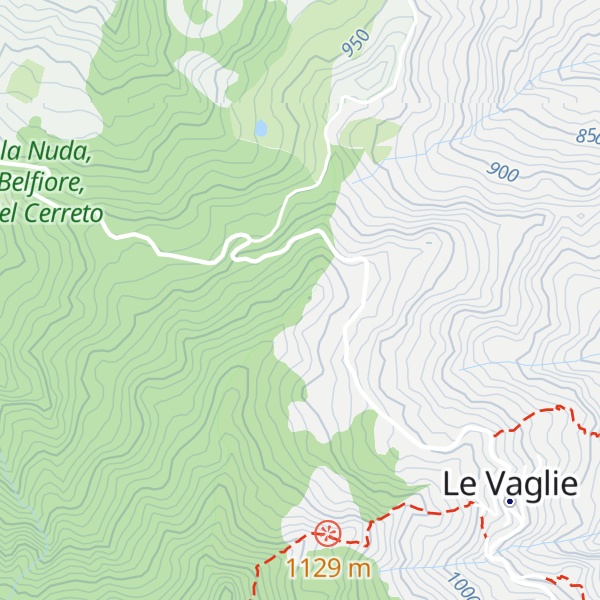 Map of Colle Arbuceto