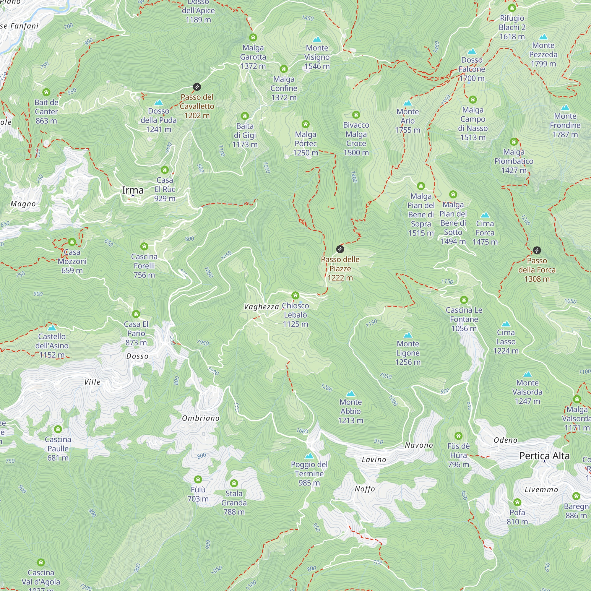 Chiosco Lebalo map
