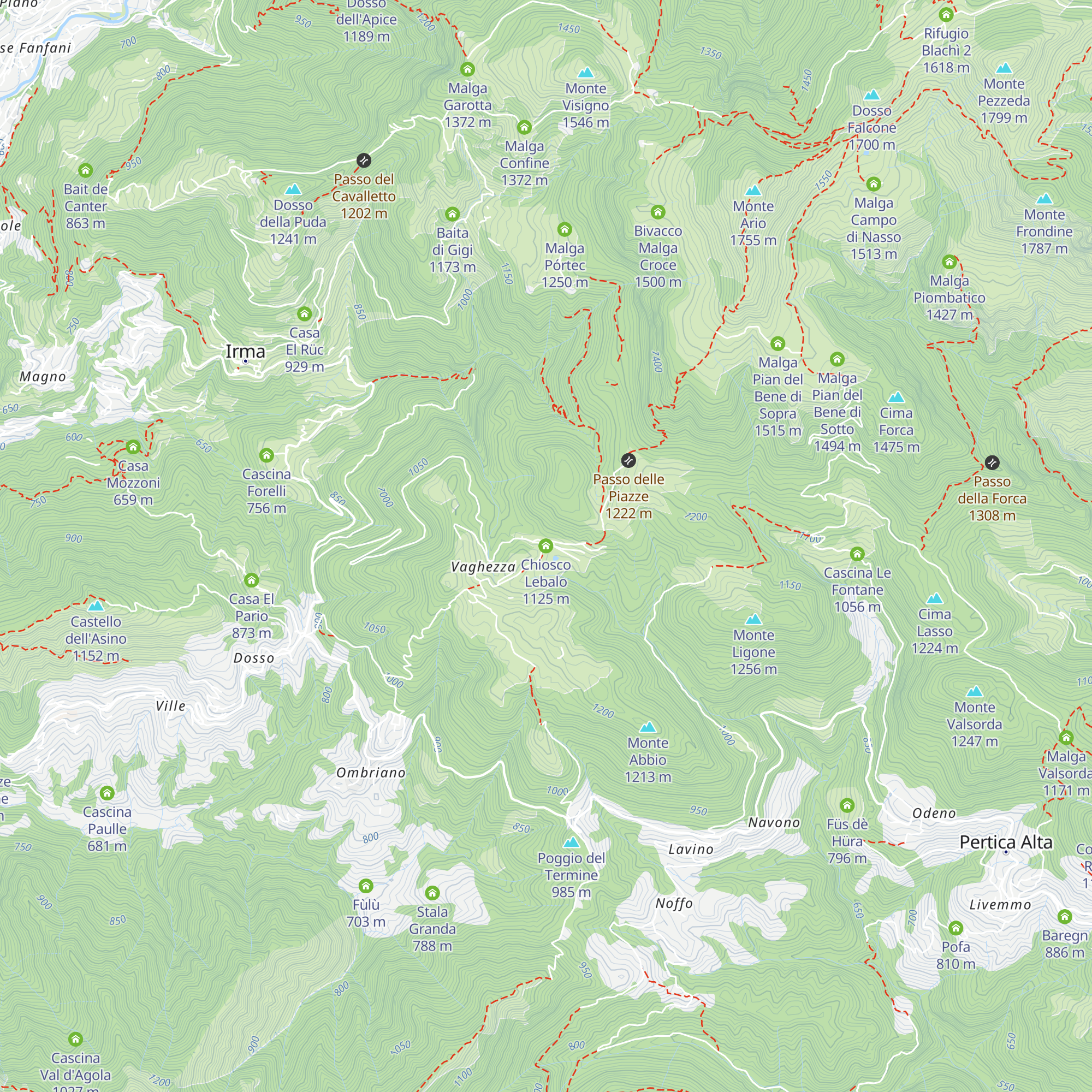 Chiosco Lebalo map