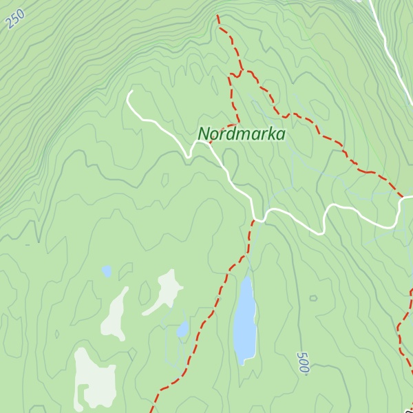 Map of Klevkollen