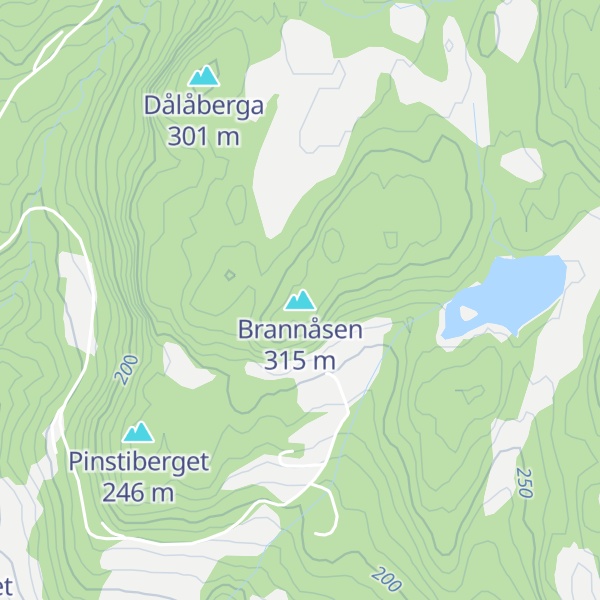 Map of Brannåsen