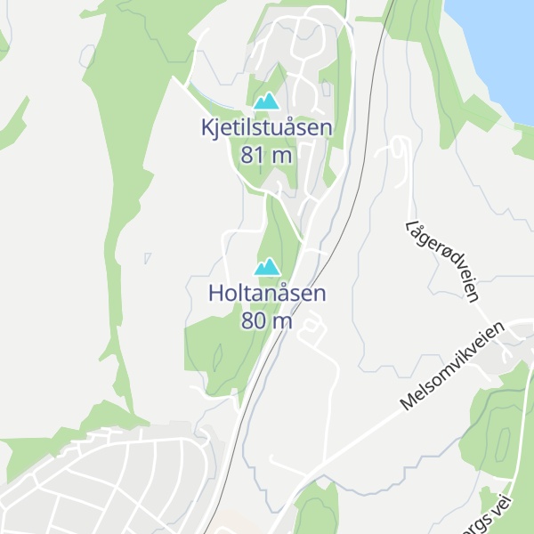 Map of Holtanåsen
