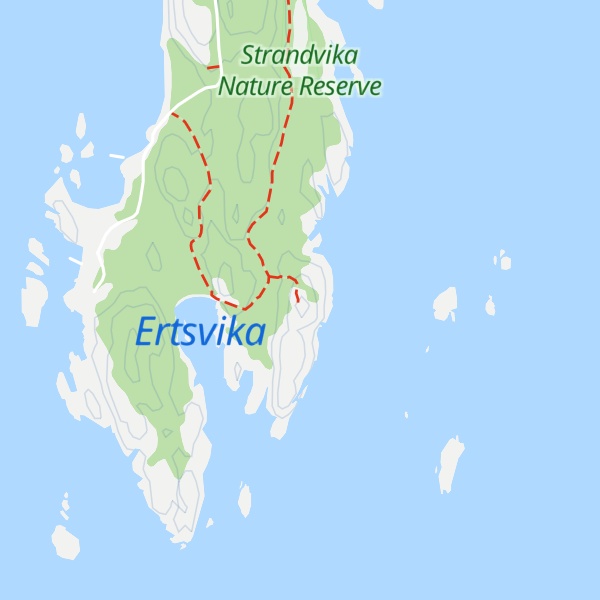 Map of Tønneberget