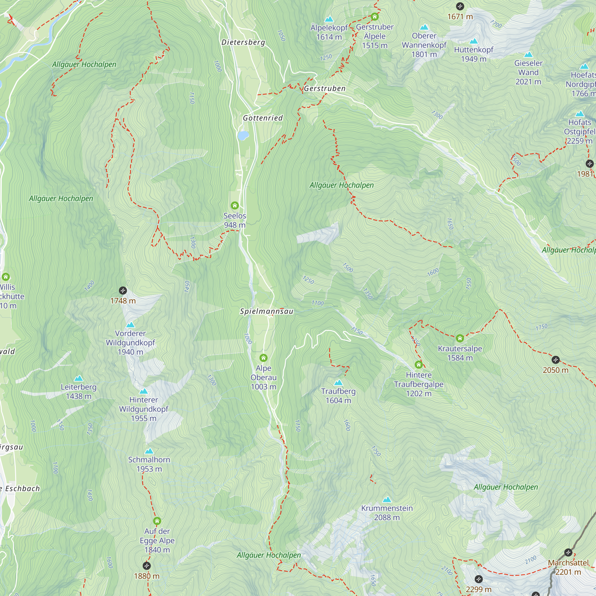 Untergiebelalpe map