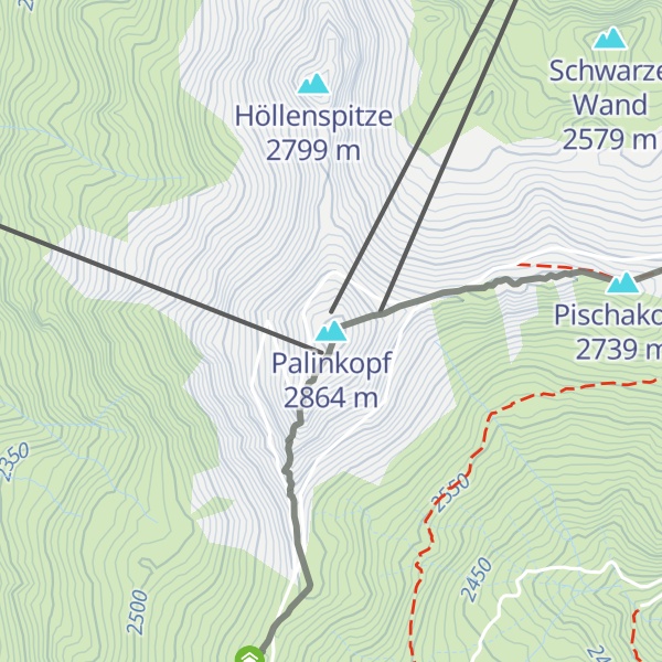 Map of Palinkopf