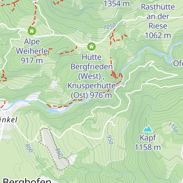 Map of Klammhütte