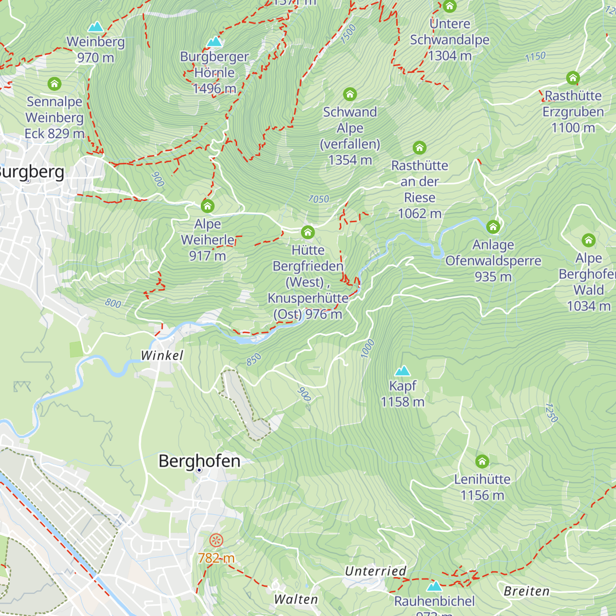 Klammhütte map
