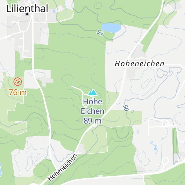 Map of Hohe Eichen