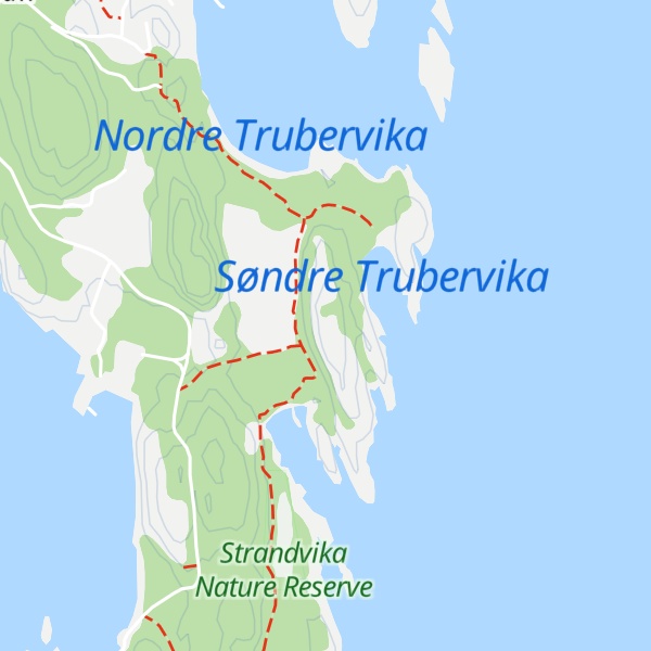 Map of Strandvikåsen