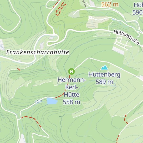 Map of Hermann-Kerl-Hütte