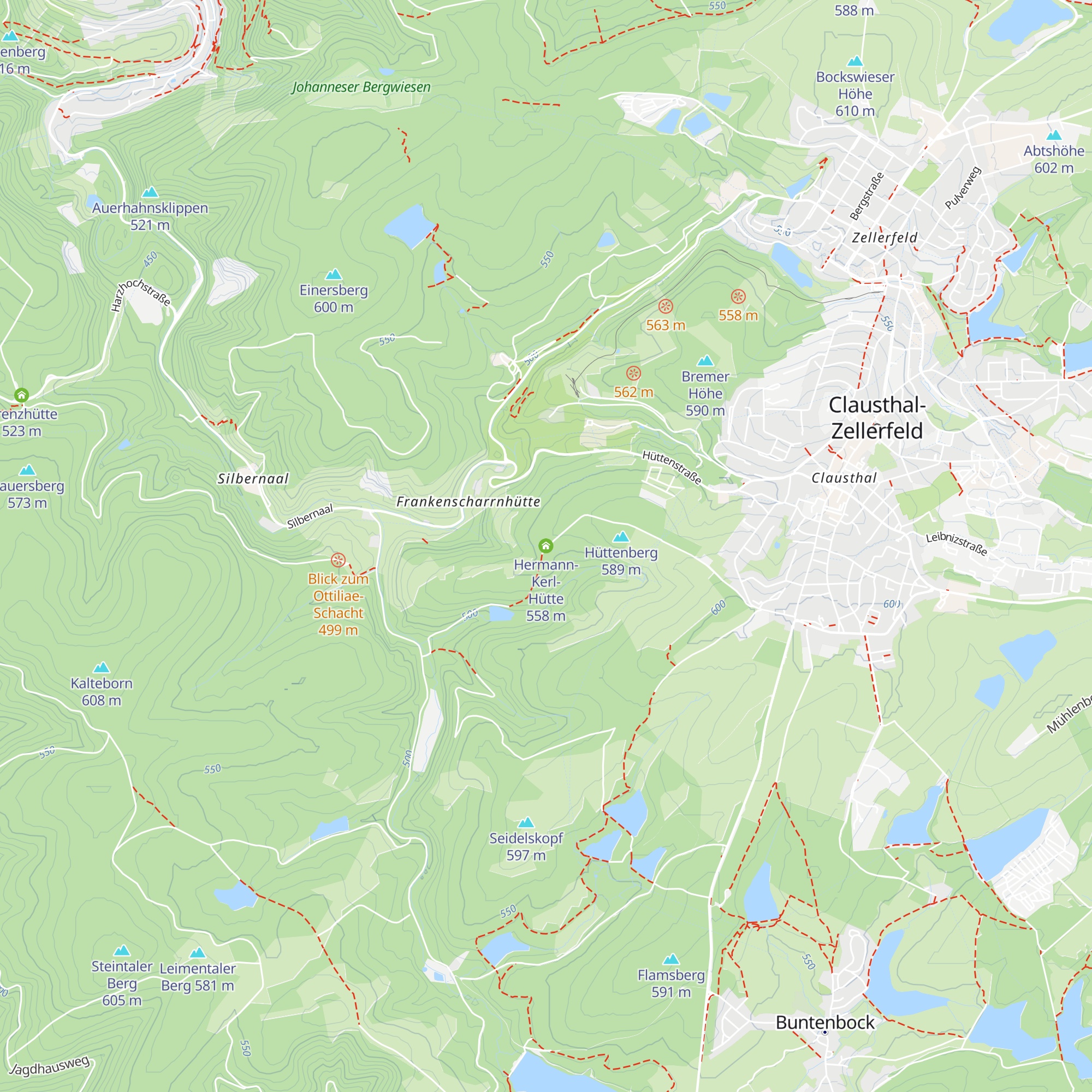 Hermann-Kerl-Hütte map