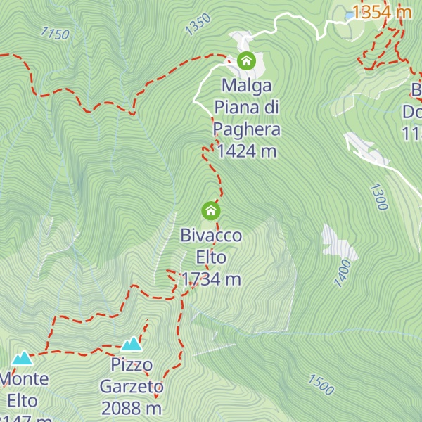 Map of Bivacco Elto
