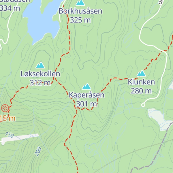 Map of Kaperåsen
