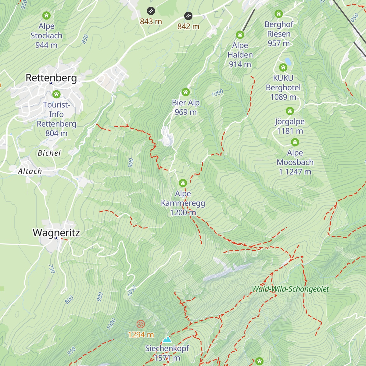 Alpe Kammeregg map