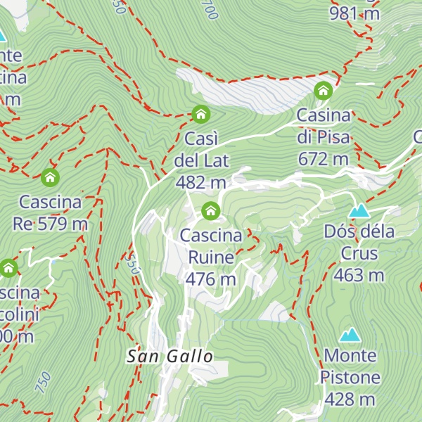 Map of Cascina Ruine