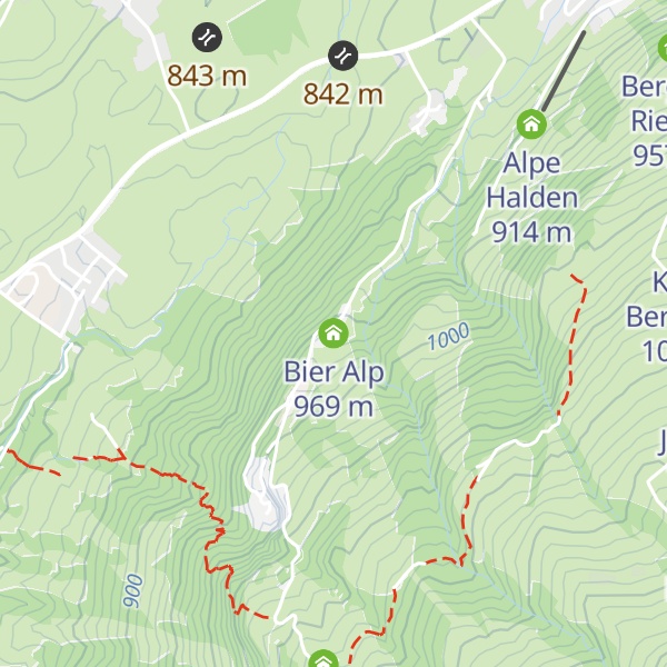 Map of Bier Alp