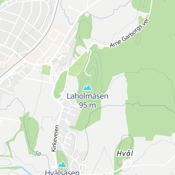 Map of Laholmåsen