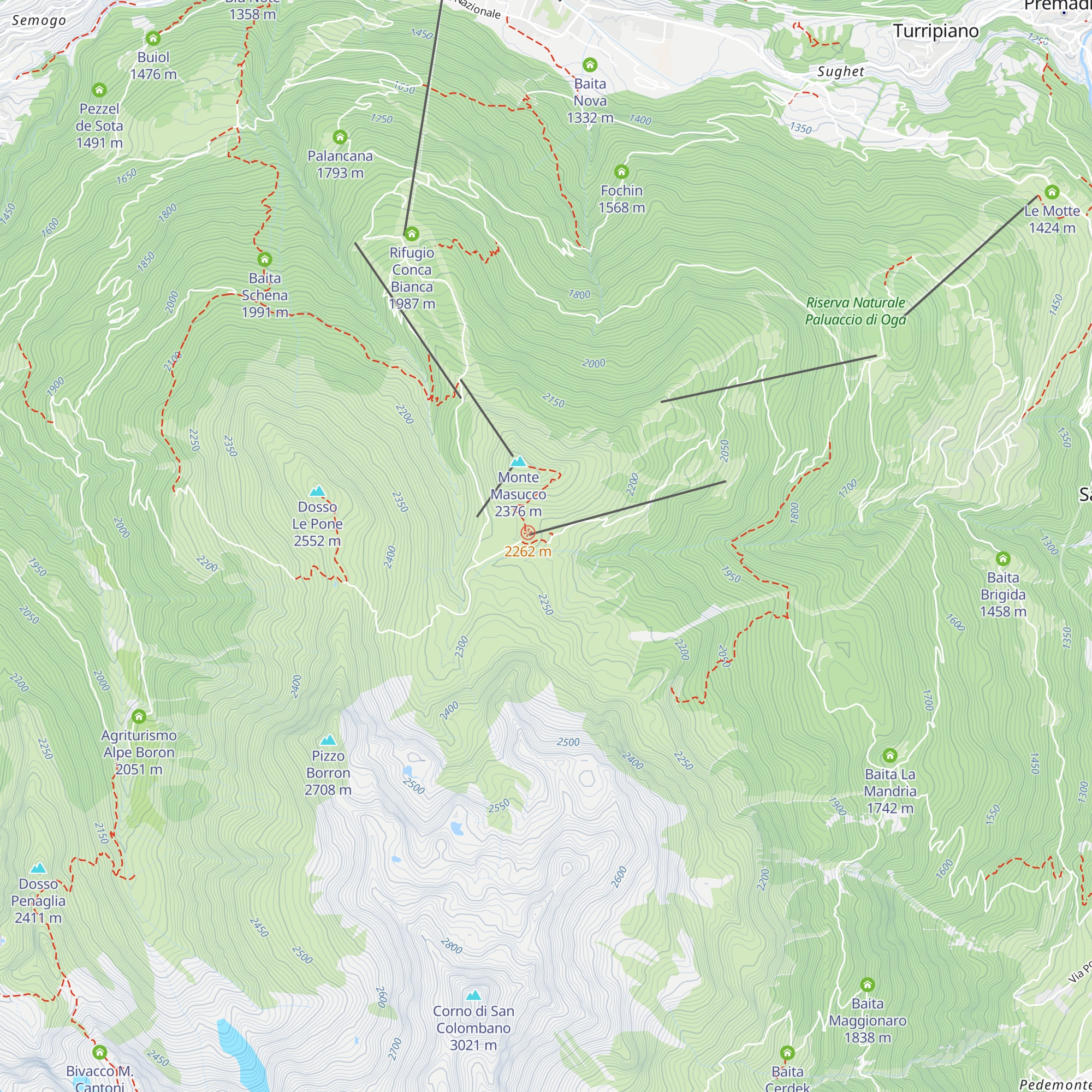 Agriturismo Malga San Colombano map