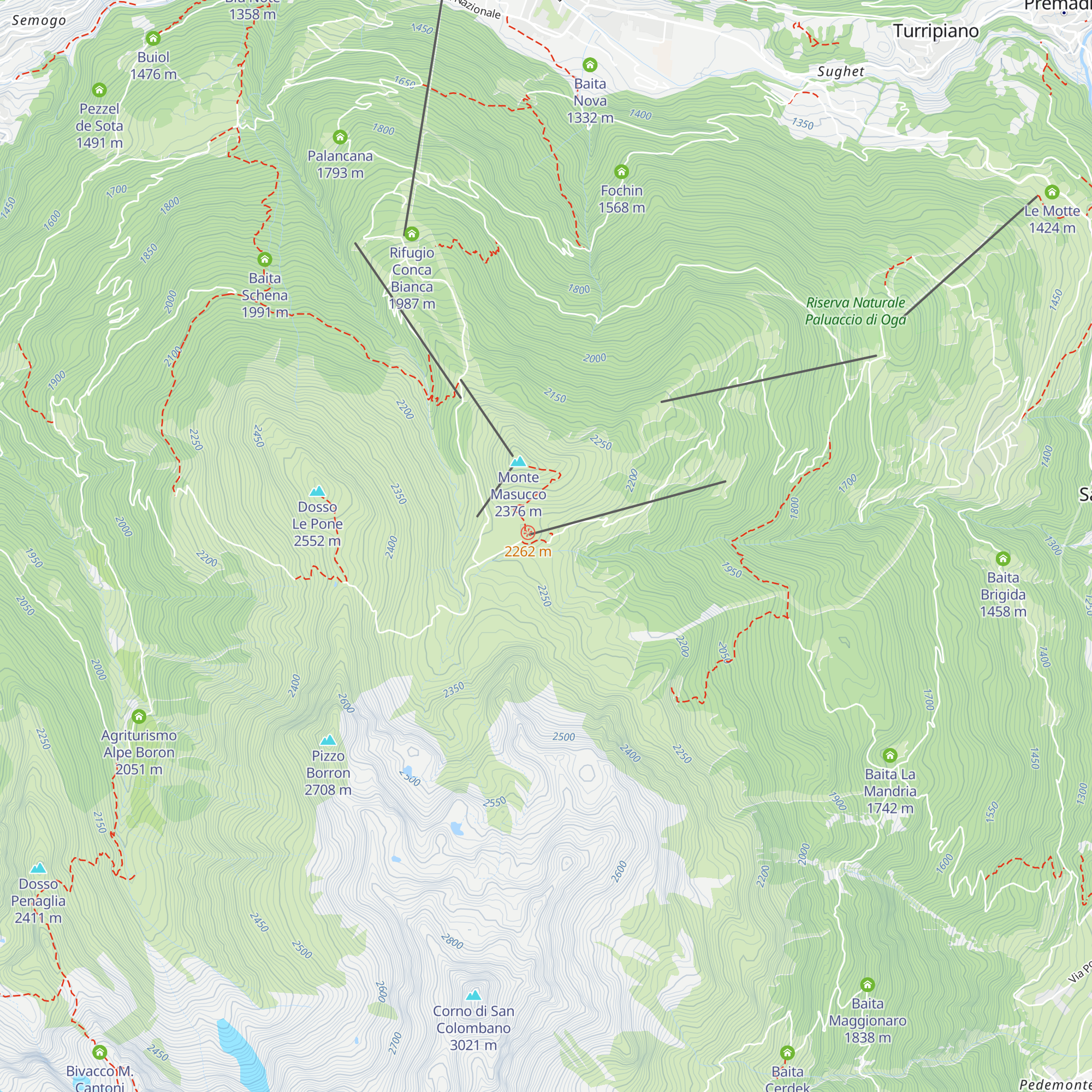 Agriturismo Malga San Colombano map