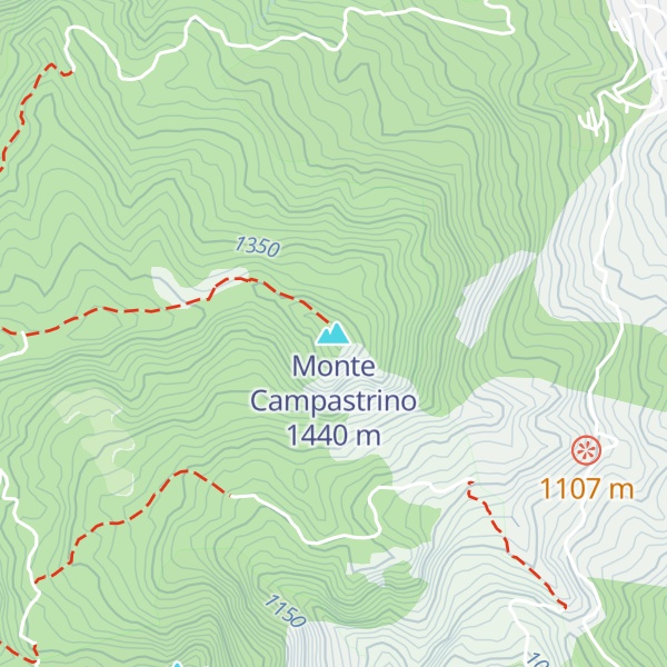 Map of Monte Campastrino