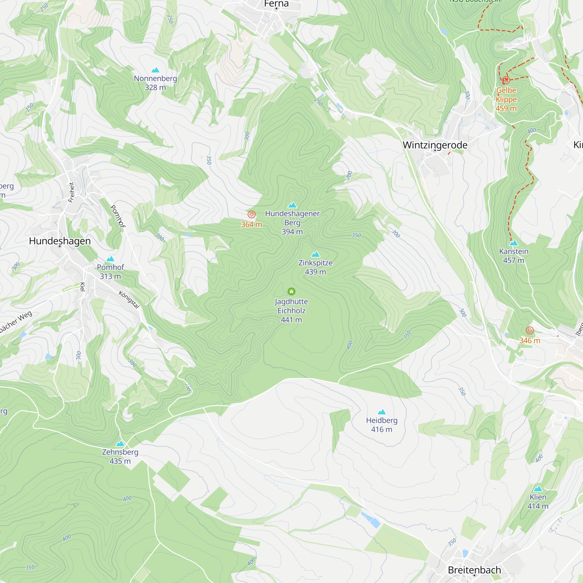 Jagdhütte Eichholz map