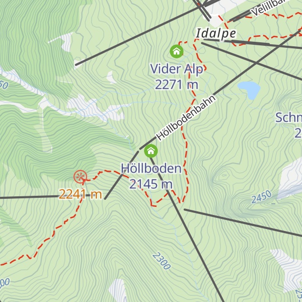 Map of Höllboden