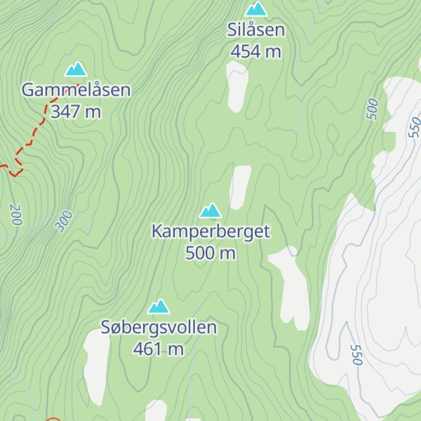 Map of Kamperberget