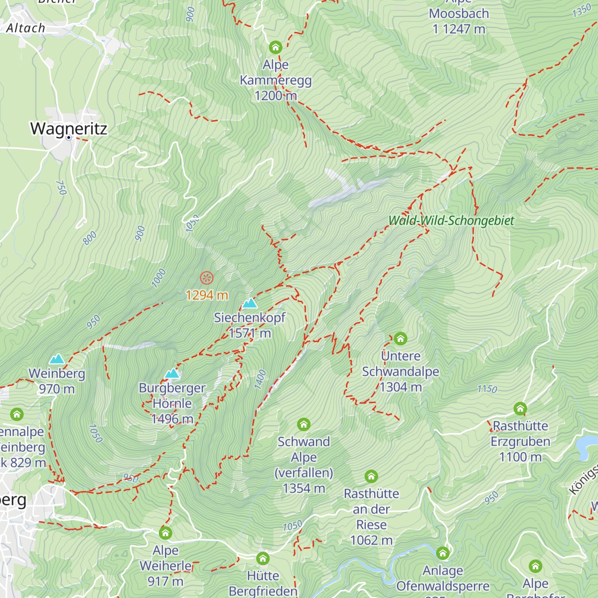 Grüntenhaus map