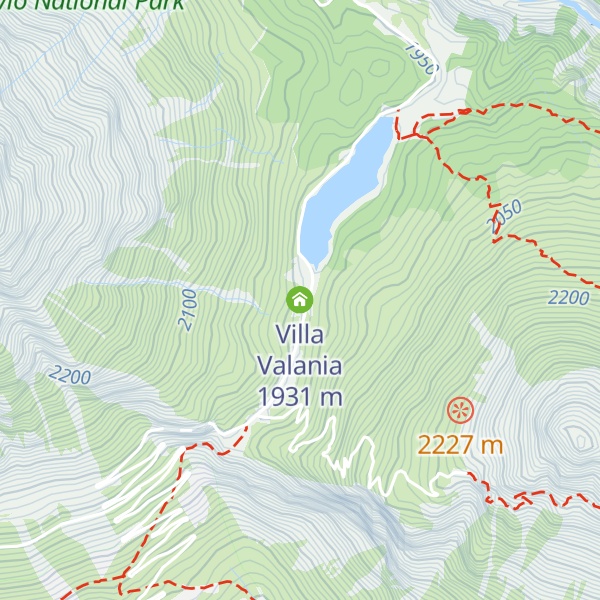 Map of Villa Valania